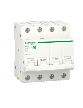 Автоматичний вимикач RESI9 Schneider Electric 32 А, 4P, крива С, 6кА