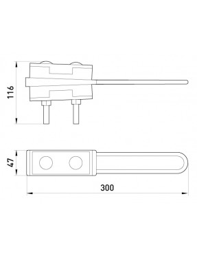 Анкерний ізольований затискач  e.i.clamp.4.25.70.zr, посилений, 25-70 кв.мм