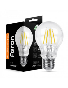 Світлодіодна лампа Feron Filament LB-63 8Вт E27 4000K