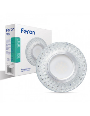 Вбудований світильник Feron 7057 з LED підсвічуванням