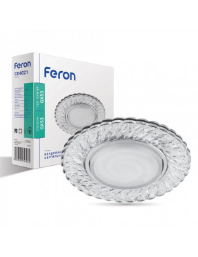 Вбудований світильник Feron CD4021 з LED підсвічуванням