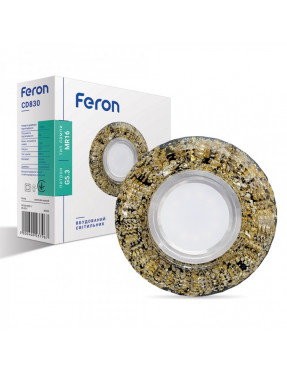 Вбудований світильник Feron CD830 з LED підсвічуванням