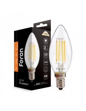 Світлодіодна лампа Feron Filament LB-160 7Вт E14 2700K