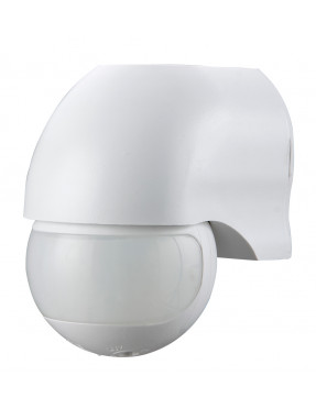 Датчик руху інфрачервоний e.sensor.pir.12.white(білий), 180°, IP44