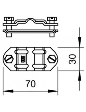 Злучник Rd 8-10/штаба FL 30-40 нерж.