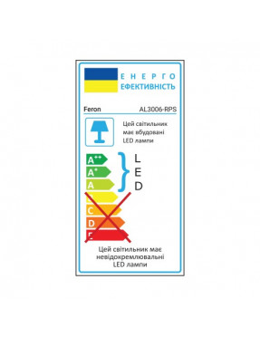 Світлодіодний світильник з ІЧ-датчиком Feron AL3006-RPS 12W