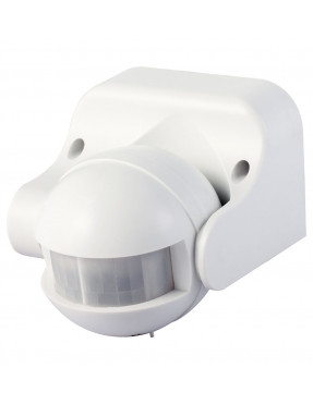 Датчик руху інфрачервоний e.sensor.pir.09.white(білий), 180°, IP44