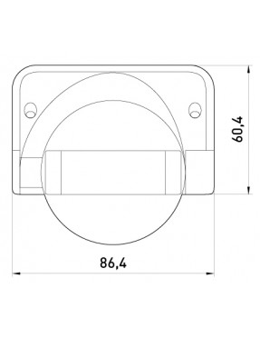 Датчик руху інфрачервоний e.sensor.pir.09.white(білий), 180°, IP44