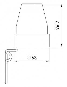 Сутінкове реле e.sensor.light-control.302.white(білий), 10А, IP44