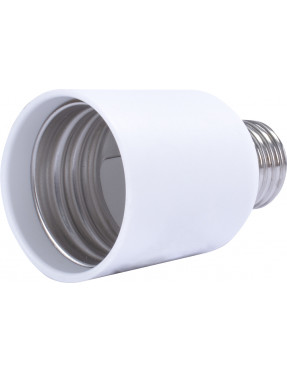 Перехідник e.lamp adapter.Е27/Е40.white, з патрону Е27 на Е40, пластиковий