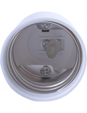 Перехідник e.lamp adapter.Е27/Е40.white, з патрону Е27 на Е40, пластиковий