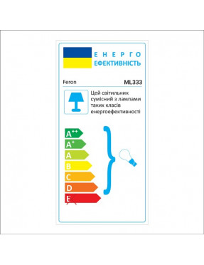 Трековий світильник під лампу Feron ML333  чорний